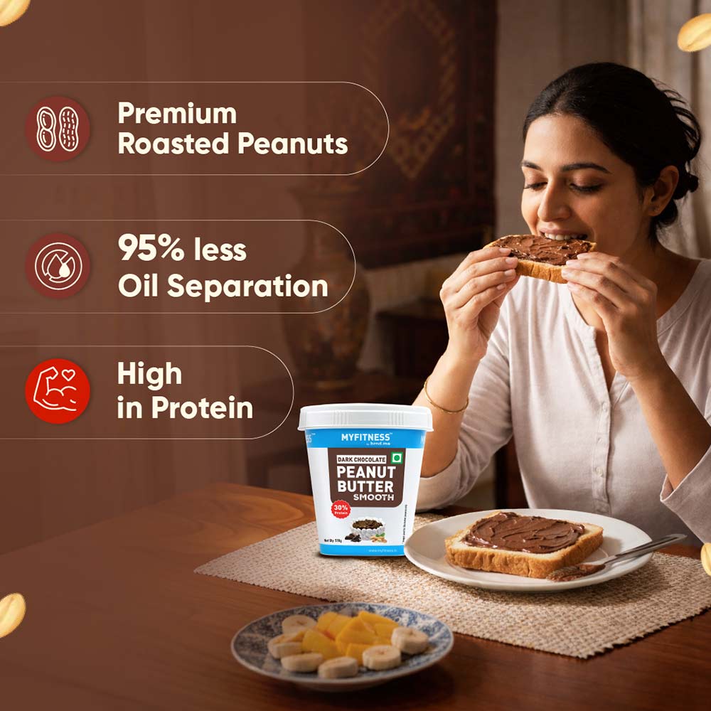 Myfitness Dark Chocolate Peanut Butter, 0.510 kg, Smooth