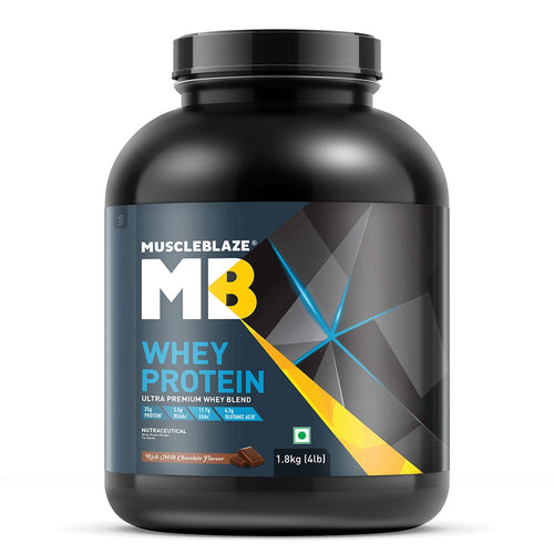 MuscleBlaze Whey Protein, 4 lb, Rich Milk Chocolate